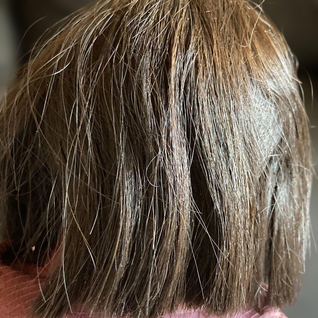 市松人形 薄いピンクの着物　少々難あり