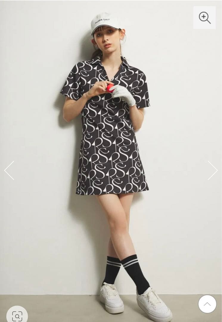 【RIENDA GOLF】ロゴスキッパーワンピース