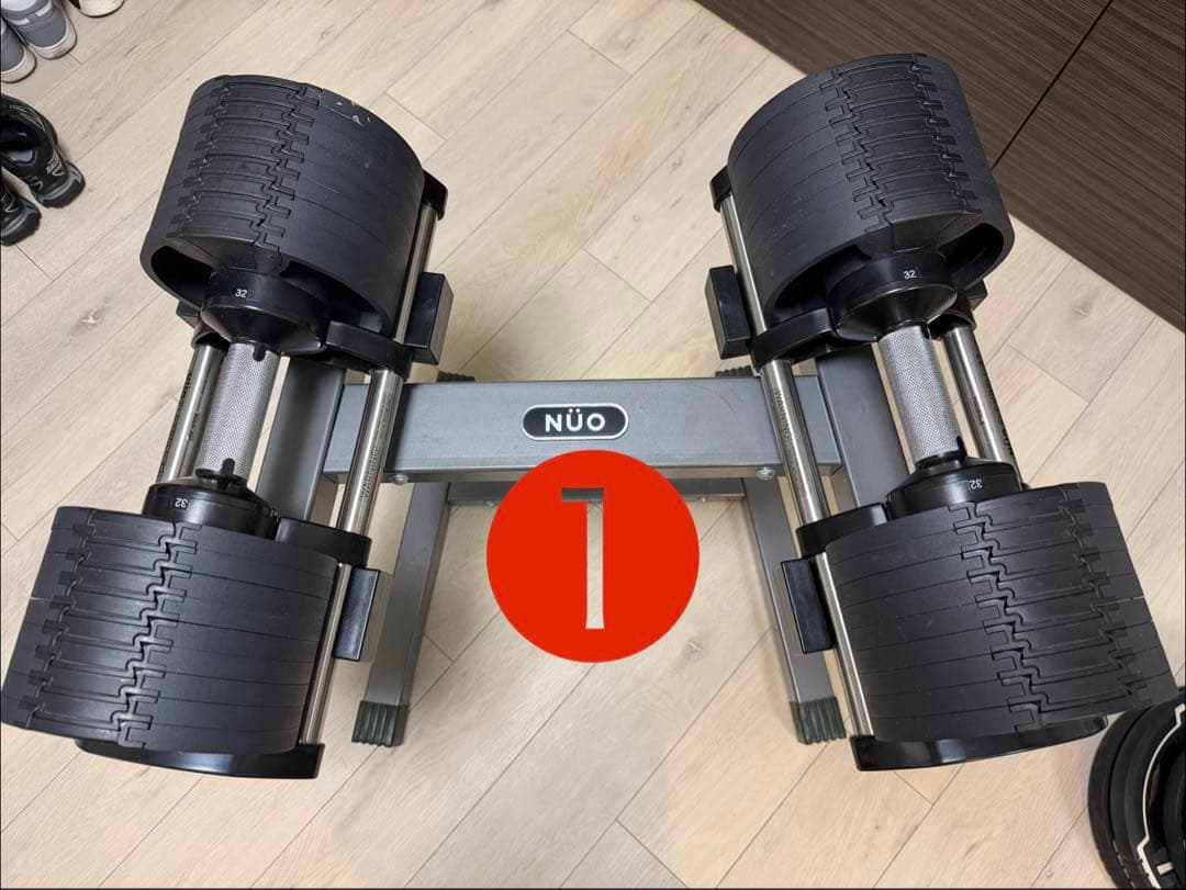 みずき① フレックスベル32kg 4kg刻み両手セット&専用スタンド付き