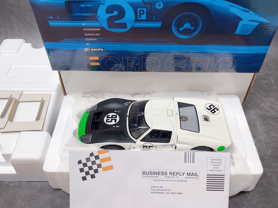 1/18 エグゾト フォード GT40 Mk2 #95 デイトナ 1966