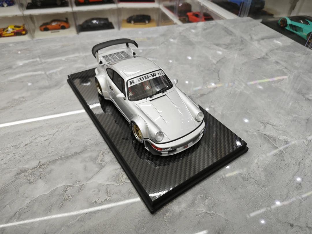 TGM モデル 1/18 ポルシェ 964 RWB シルバー ミニカー