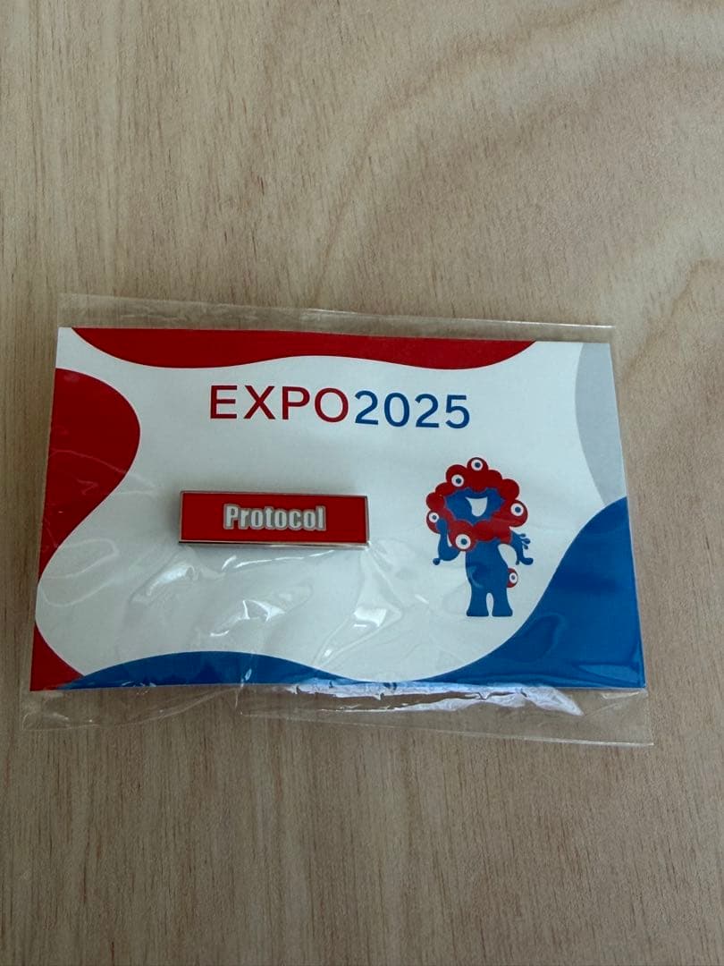 激レア！　1点のみ　万博　儀典局関係者専用ピンバッジ　EXPO Protocol