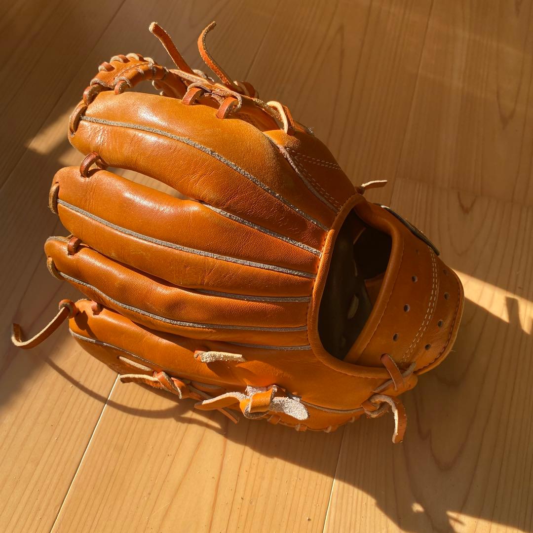 少年野球ZETT NEO STAGE VZ 軟式用グローブ オレンジ