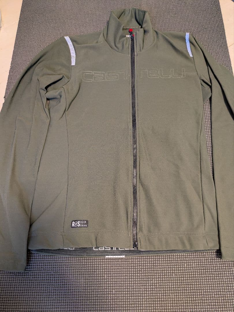 castelli　TUTTO NANO RoS JERSEYサイズLカーキ