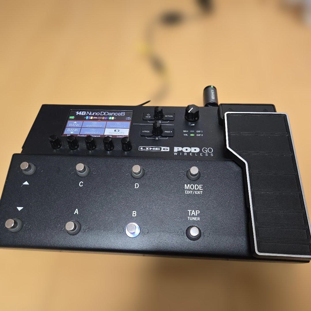M*i様 Line 6 POD GO WIRELESS ギターエフェクター