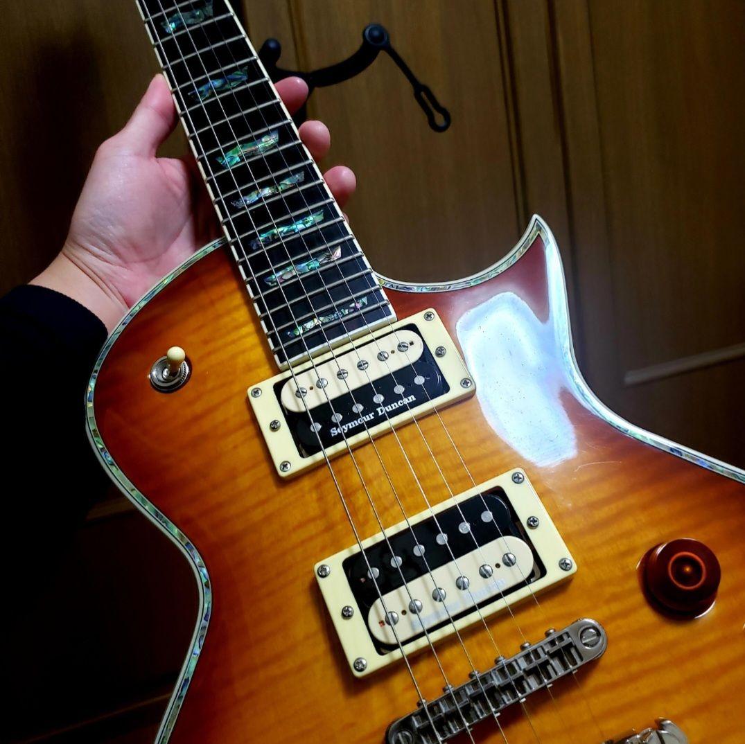 【入手困難】LTD EC-1000FM Amber Sunburst