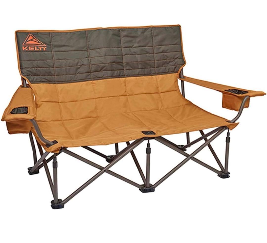 超美品！KELTY アウトドアベンチ ドリンクホルダー付き