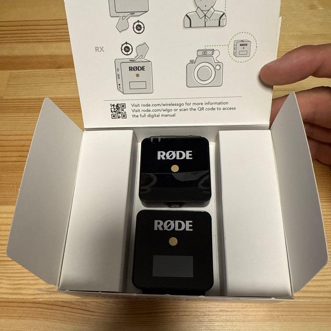美品 RODE Wireless GO ワイヤレスマイクシステム WIGO