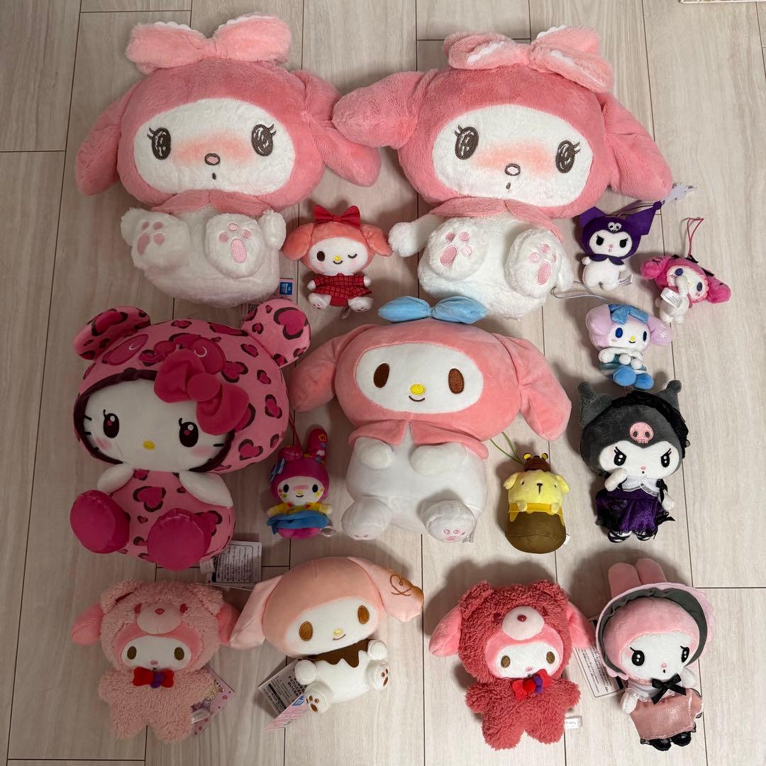 【最終値下げ】サンリオ　ぬいぐるみ　15点セット