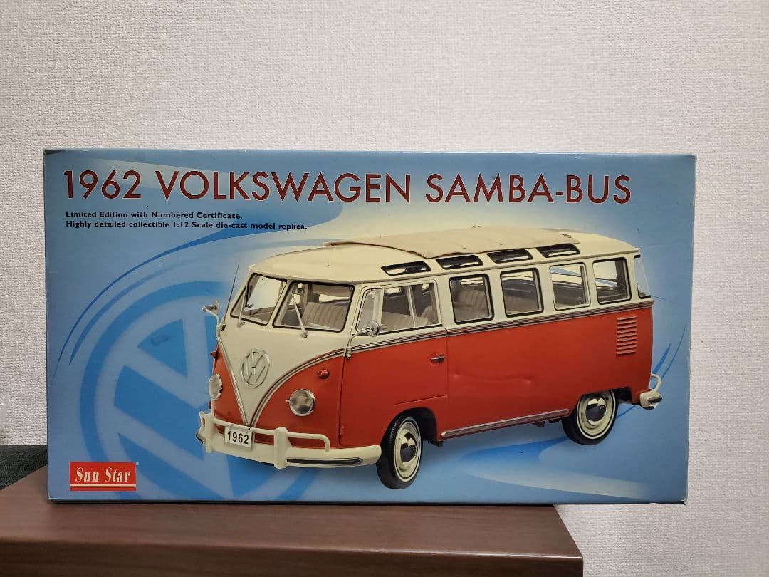 サンスター 1/12 1962 フォルクスワーゲン サンババス レッド
