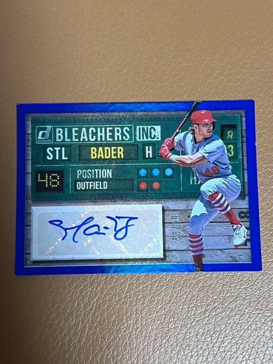 ハリソン・ベイダー選手 直筆サインカード