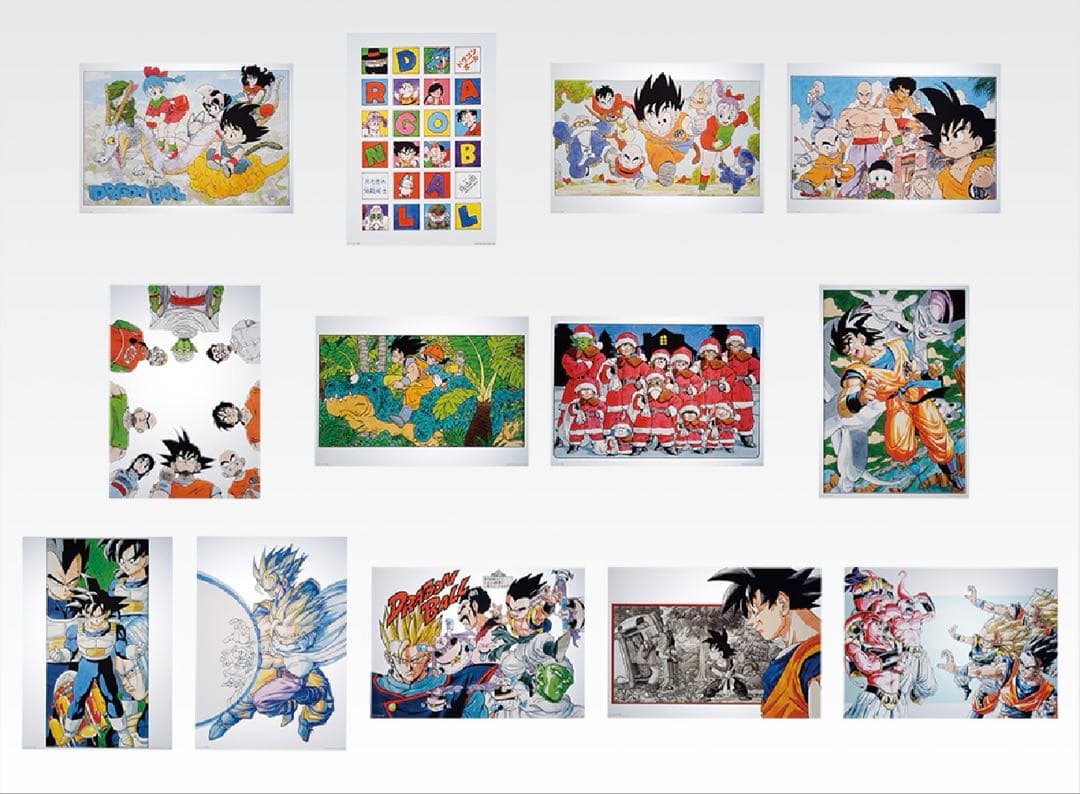 一番くじドラゴンボール40th H賞鳥山明カラーイラストクリアポスター