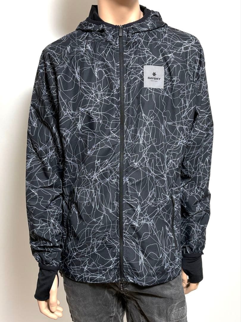 SAYSKY セイスカイ トライアスロンランニングジャケット ブラック M日本L