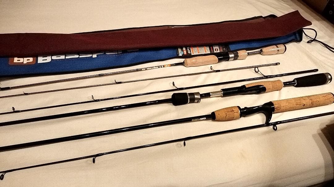 トラパラ,バスパラ,バスワンXTロッド 3本セット