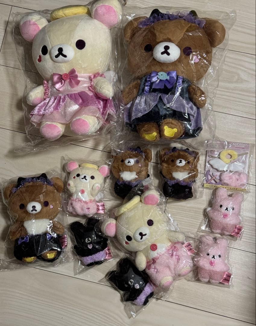 コリラックマandチャイロイコグマストア限定　ぬいぐるみ　マスコット12点セット