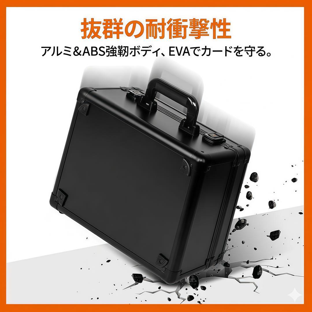 PSA BGS 鑑定済み用 アタッシュケース ストレージボックス アルミ製　4列