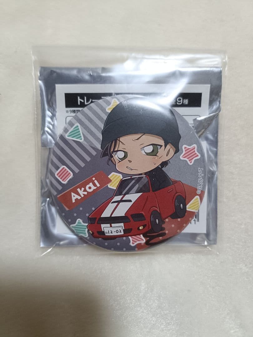 名探偵コナン　缶バッジ　赤井秀一　のりもの