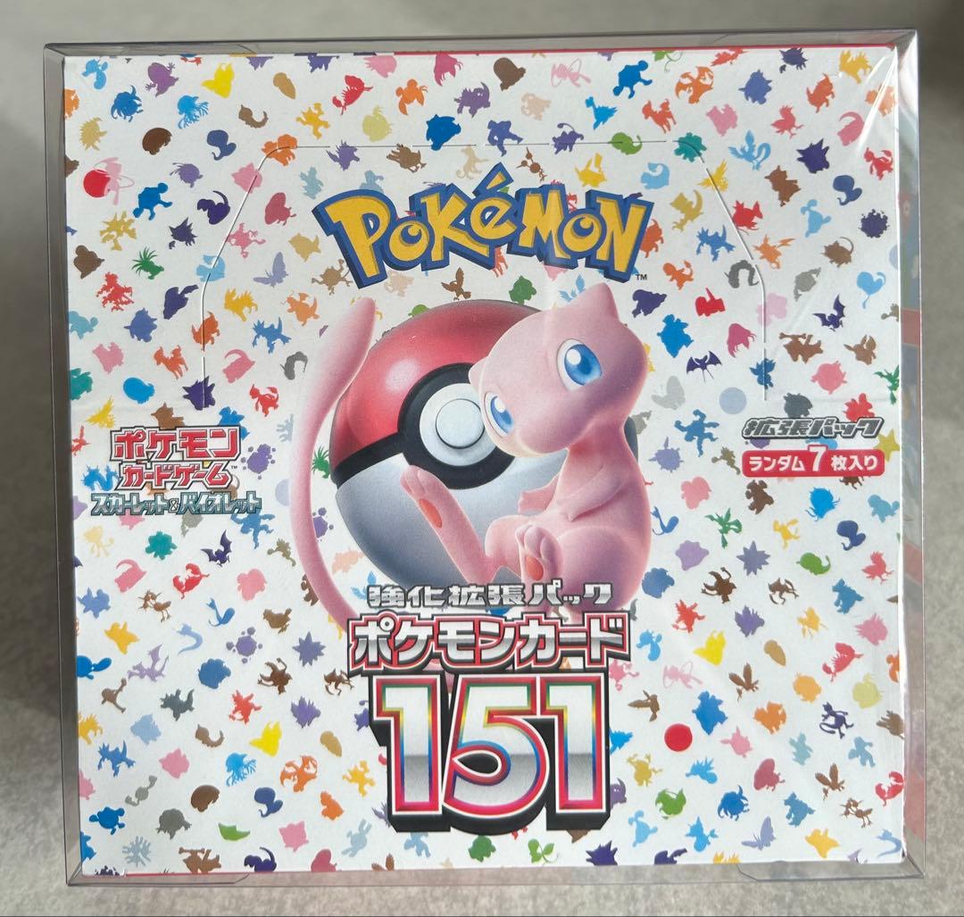 【新品未開封】ポケカ 強化拡張パック 151 BOX ケース シュリンク付き