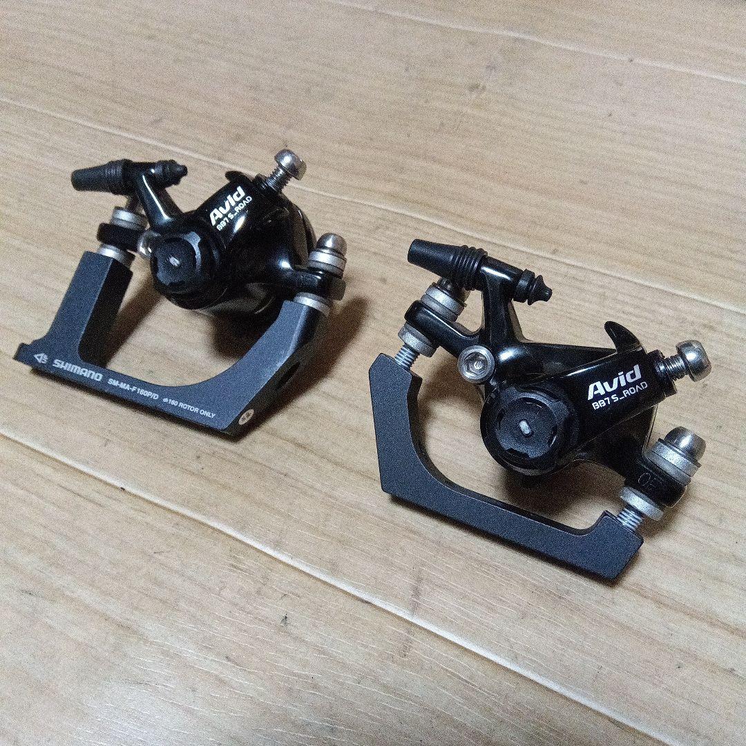 SRAM Avid BB7 S_ROAD 機械式ディスクブレーキキャリパー美品