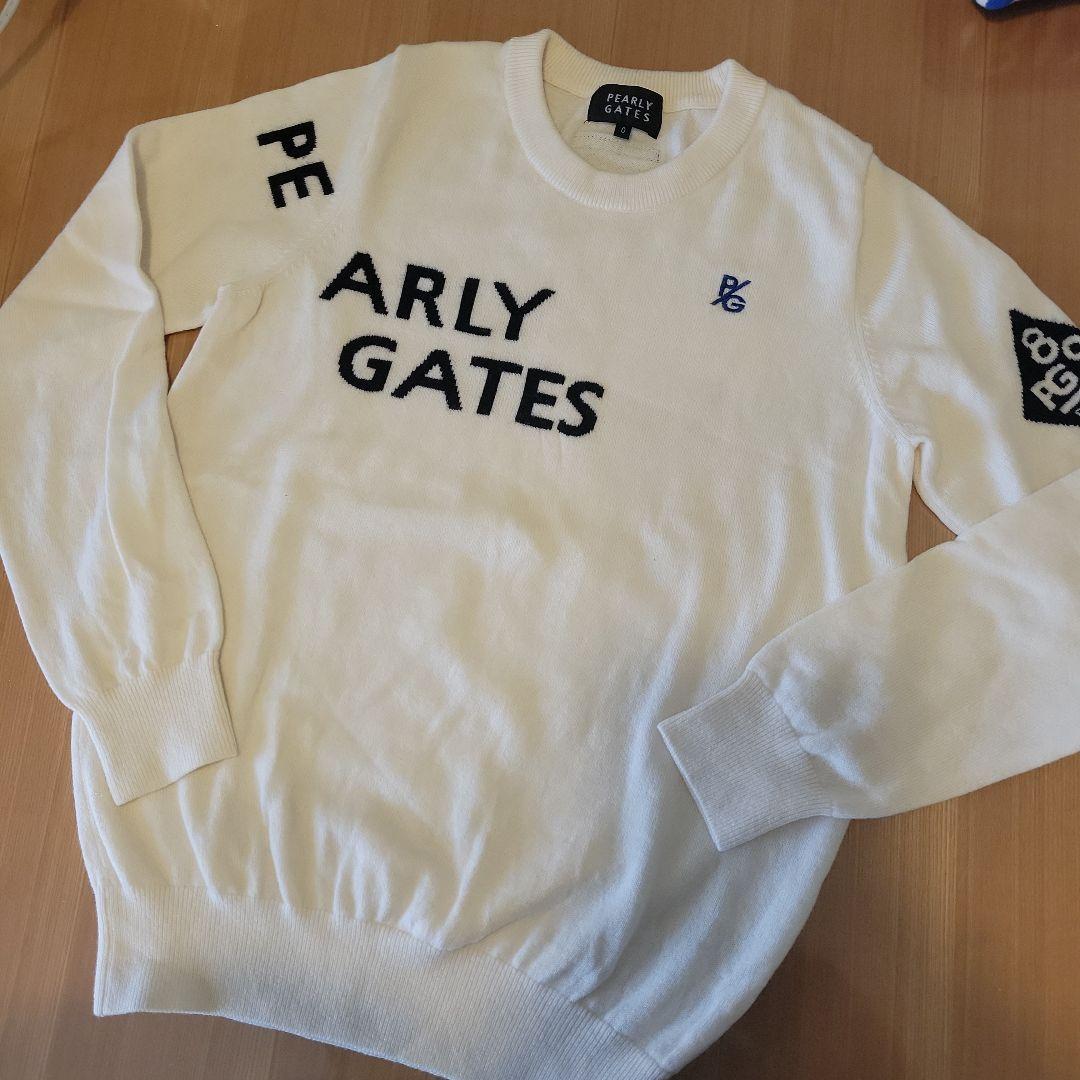 yu✨PEARLY GATES カシミア混ホワイトニット☆