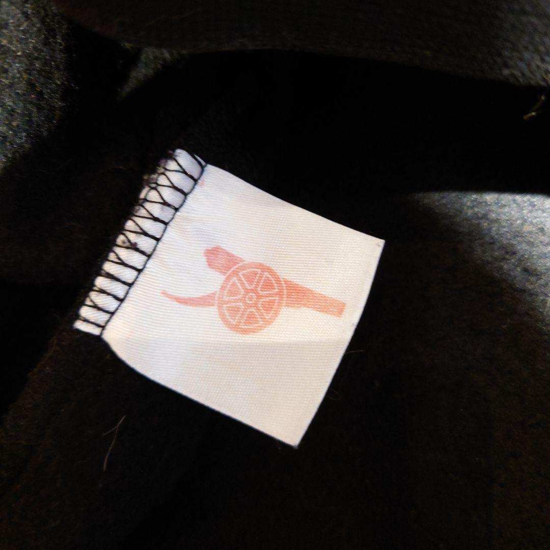 【エミレーツ購入】Arsenal フード付きトレーナー ブラック【日本Lサイズ】