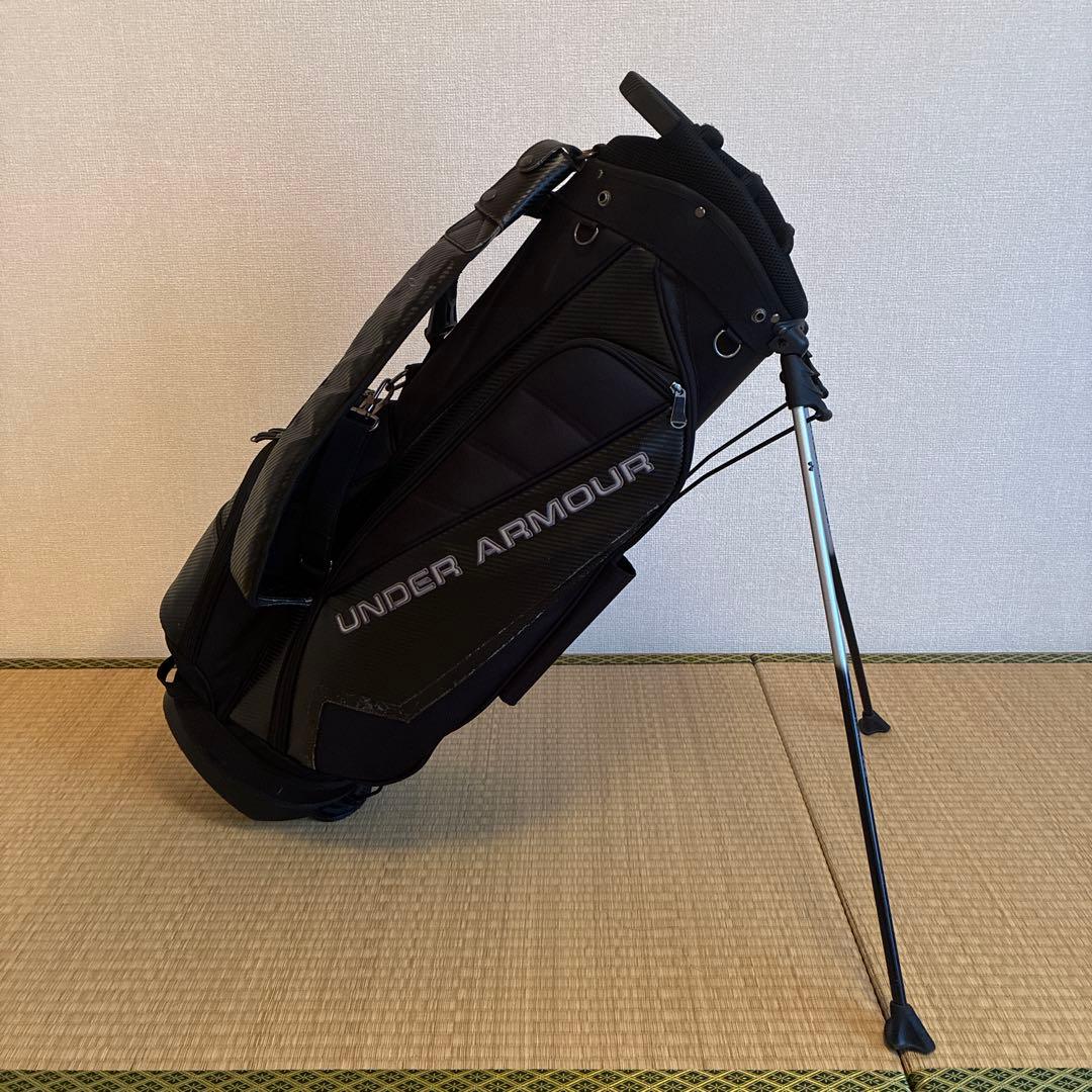 希少品UNDER ARMOUR スタンド式キャディバッグ