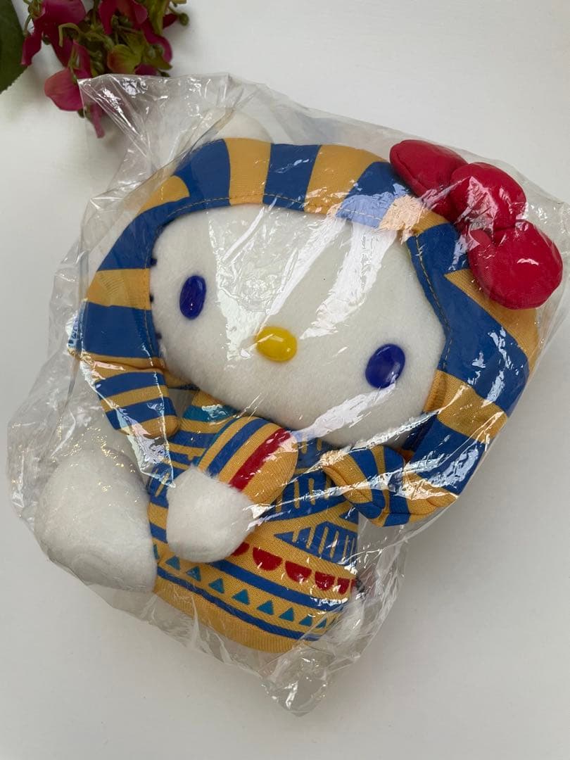 エジプト風デザインのぬいぐるみ 約25cm